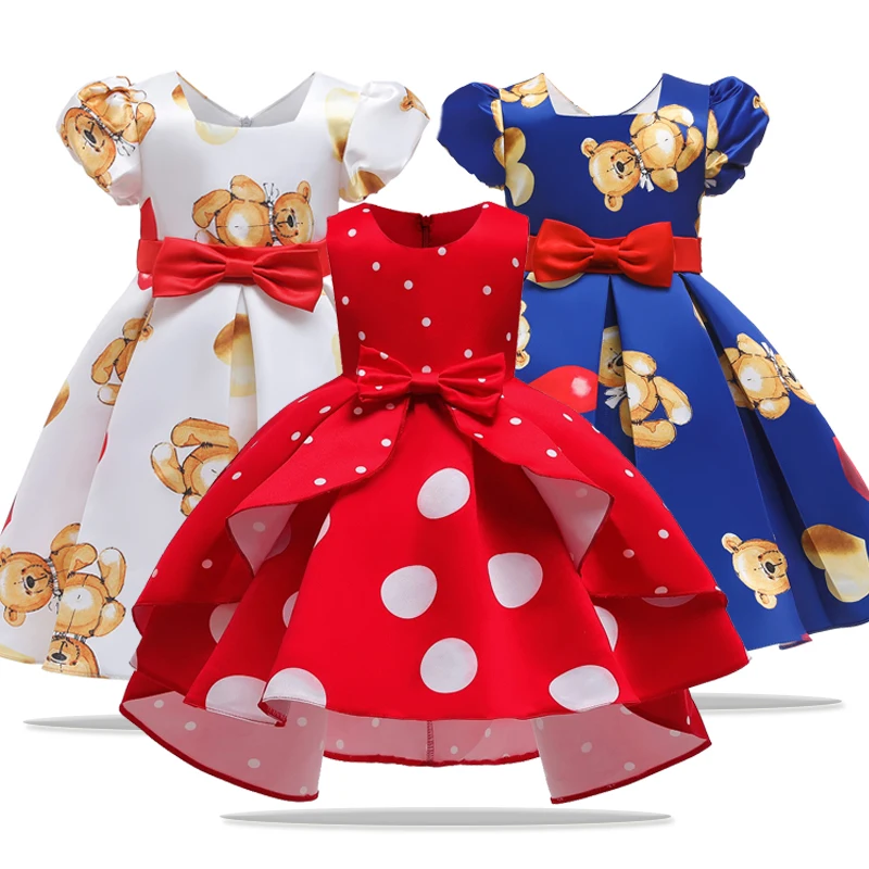 Элегантное платье для девочек принцессы свадебное Детские платья на день