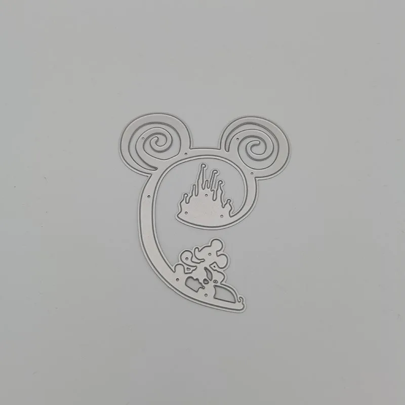

Metal Cutting Dies Stencils Mouse castle for DIY Scrapbooking Album Paper Card Embossing 2020 die cutting