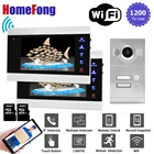 Видеодомофон Homefong, 7 дюймов, Wi-Fi, 2 кнопки, IP