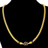 hip hop mens accessories yellow gold filled thick necklace chain gift
