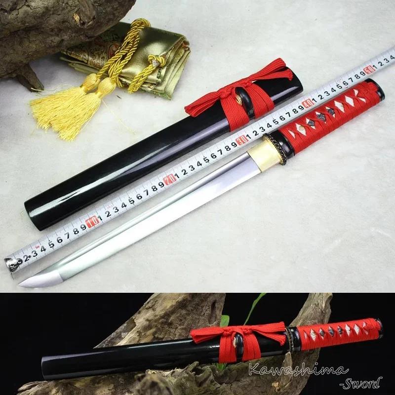 

Espada Japonesa Con Hoja De Acero Real High 1060 Carbon Steel Full Tang Sharpness Ready For Cutting Paper