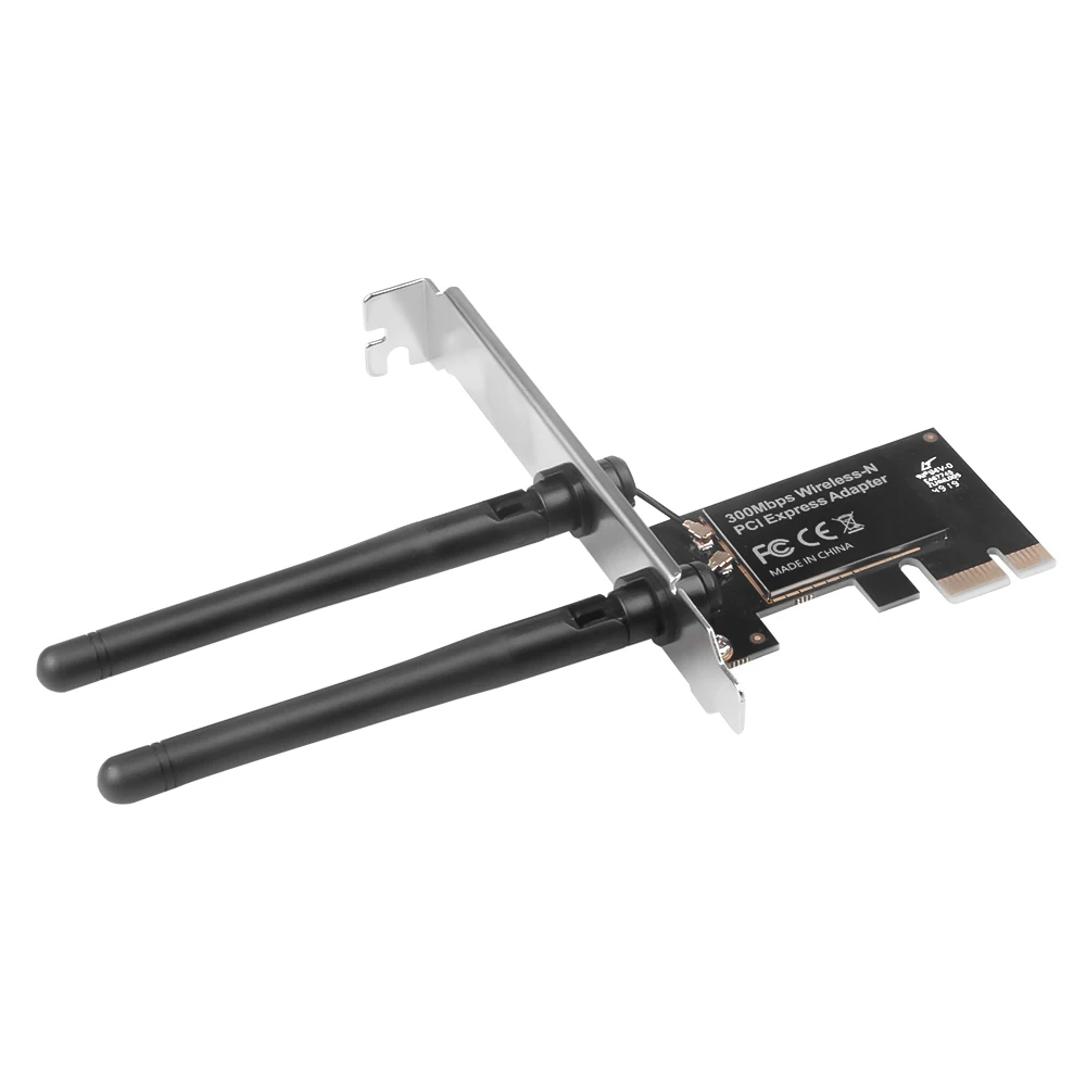 Kebidu 2 4 ГГц беспроводной 300 Мбит/с Wi Fi адаптер PCI E сетевая карта Express для настольного