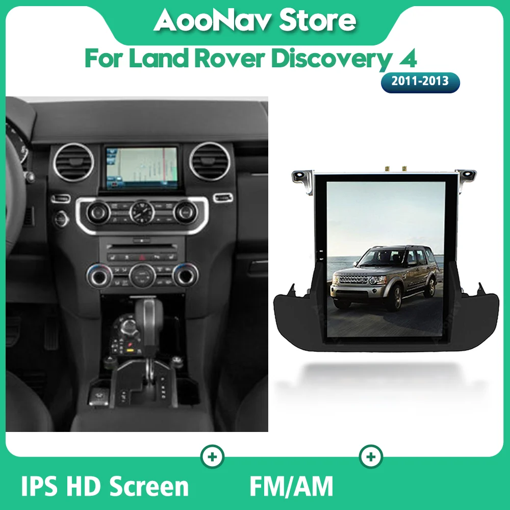 

128GB android 9.0 Car bluetooth Radio receiver For Land Rover Discovery 4 Stereo Multimedia Player GPS Navigation with screen