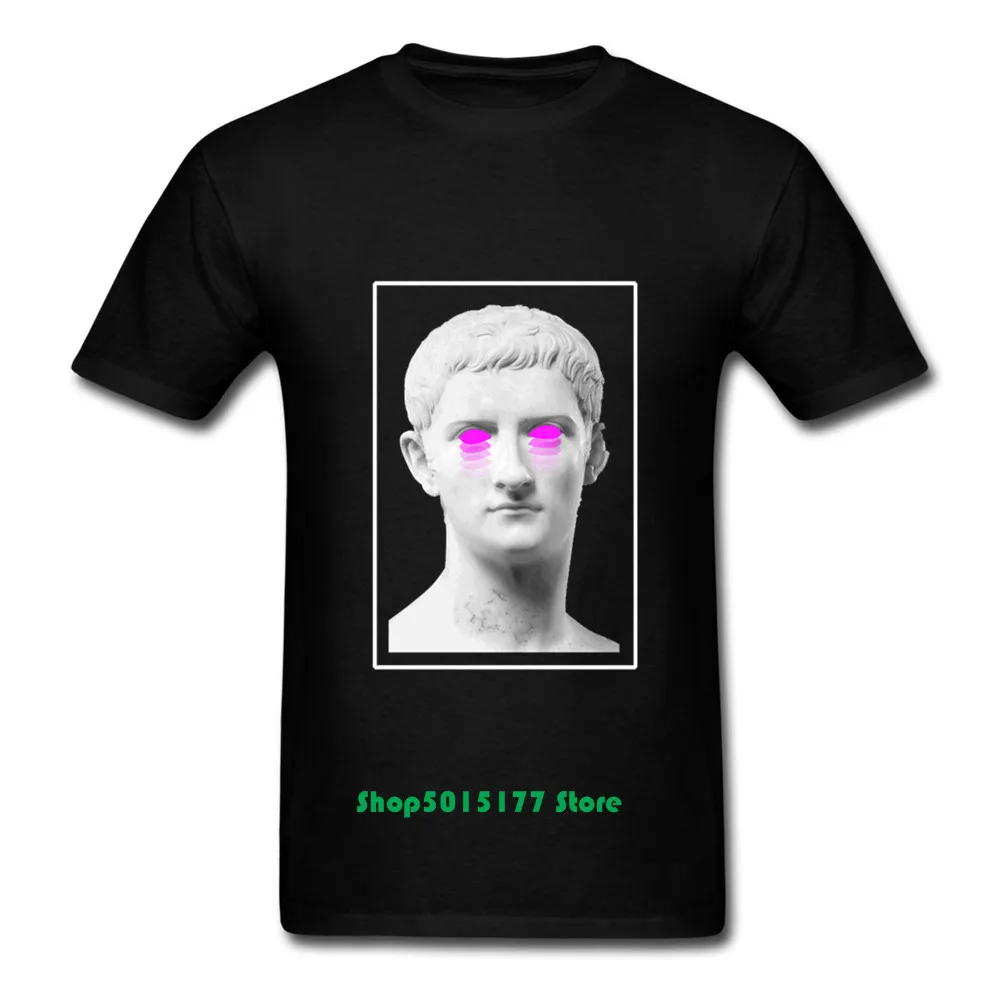 Горячая Распродажа Эстетическая греческая бюст Vaporwave Мужская футболка 2019 Ретро