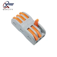 3050100pcs pin 222 electrical wiring terminal household wire connectors fast terminals for connection of wires lamps spl 3