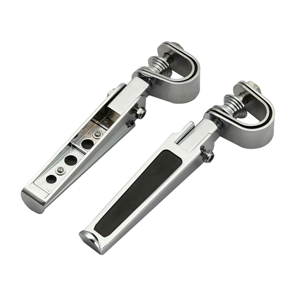 

Pair Folding Motorcycle Rearset Footrests Foot Pegs Pedal Types