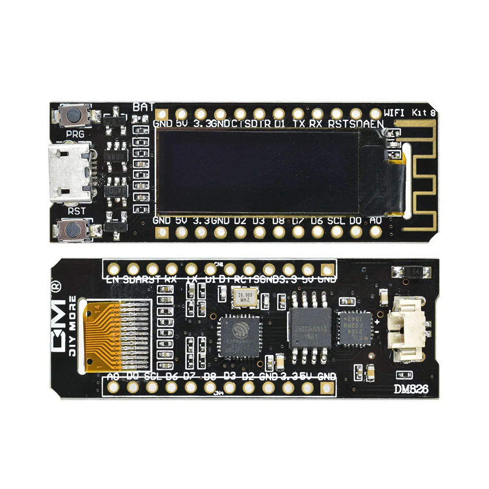Макетная плата ESP8266 32 Мб Flash CP2014 NodeMcu модуль для Arduino IOT TTGO с синим OLED дисплеем 0 91