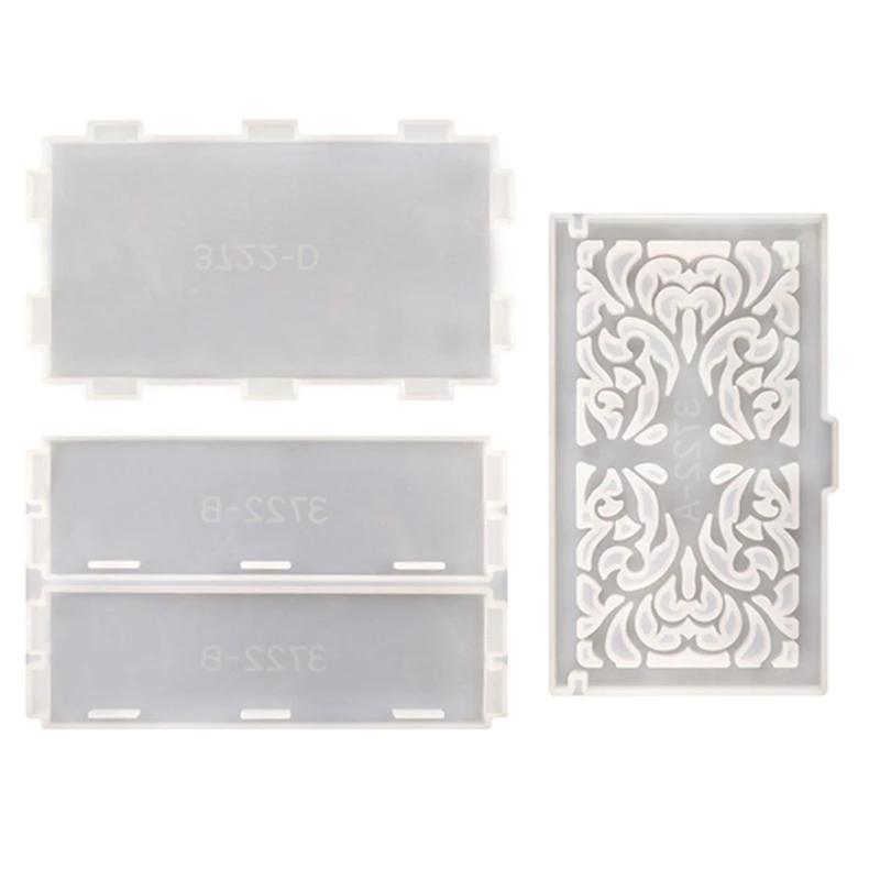 

Storage Box Epoxy Resin Mold Jewelry Holder Case Silicone Mould DIY Crafts Mold
