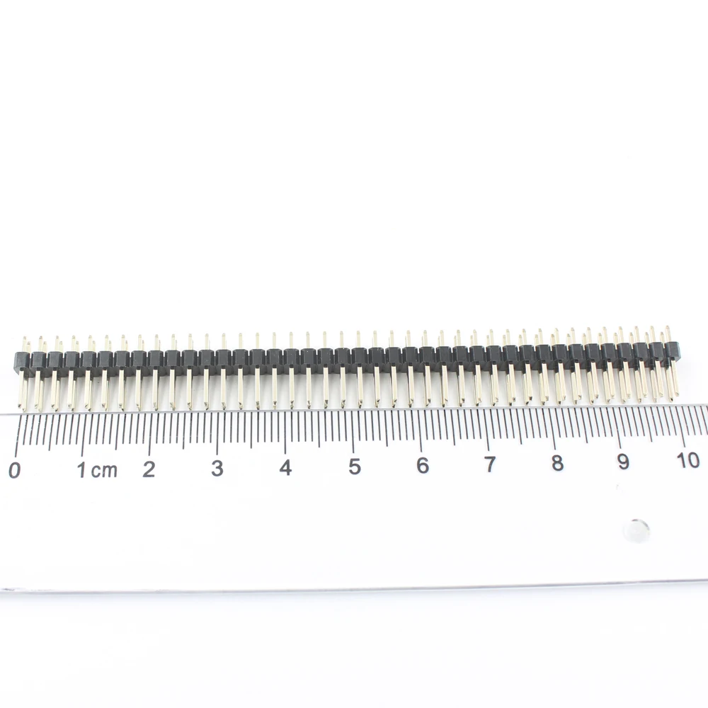 100 шт. 2 54 мм Шаг 2x40 80 Pin типа папа двойной прямой ряд штыревой разъем полосы |