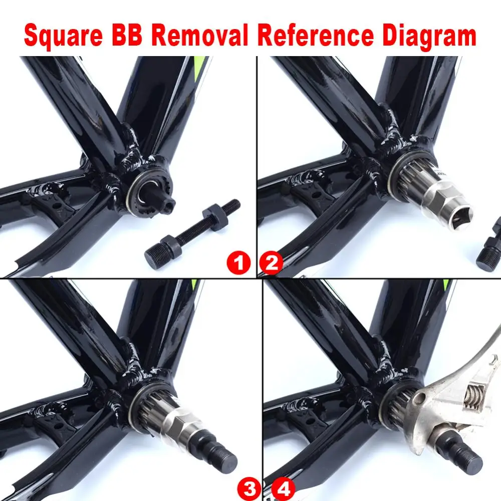 

RL215 Bike Bicycle Square & Spline Axis BB Bottom Bracket Anti Drop Auxiliary Removal Disassembly Tool Fixing Rod