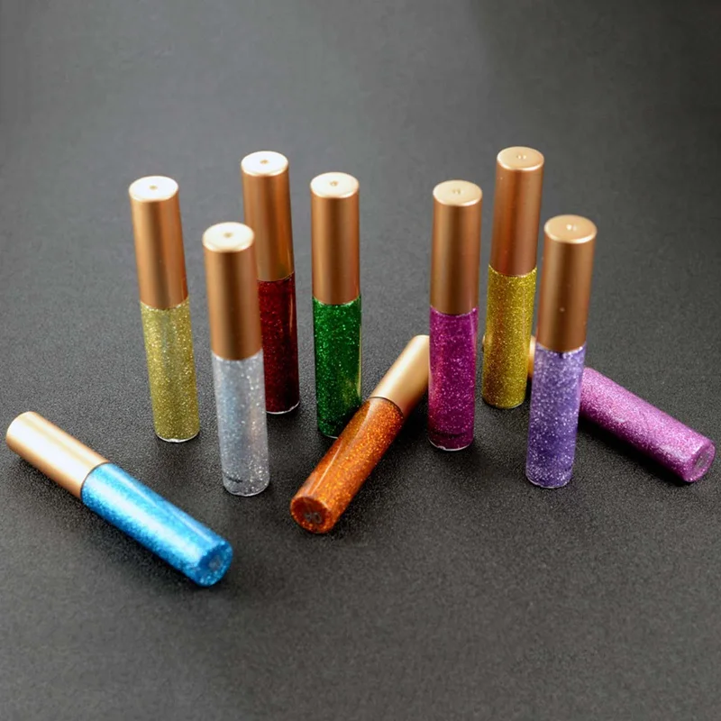 

10 Colours Shiny Pearlescent Metallic Eyeliner Eyeshadow Pen Glitter Matte Liquid Eyeliner Waterproof Lasting Maquiagem