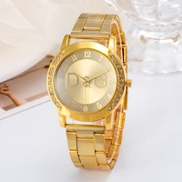 new european fashion and popular style ladies luxury watch brand quartz watch reloj mujer casual stainless steel watch