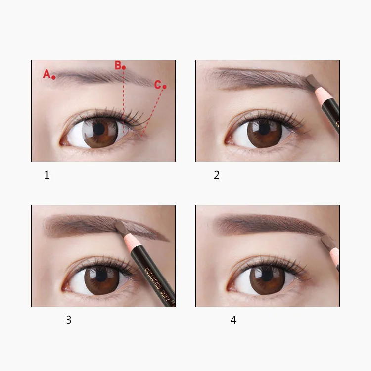 

5 Pcs Waterproof Microblading Eyebrow Peel-off Pencil Makeup Eyebrow Pencil Cosmetics Tools SK88