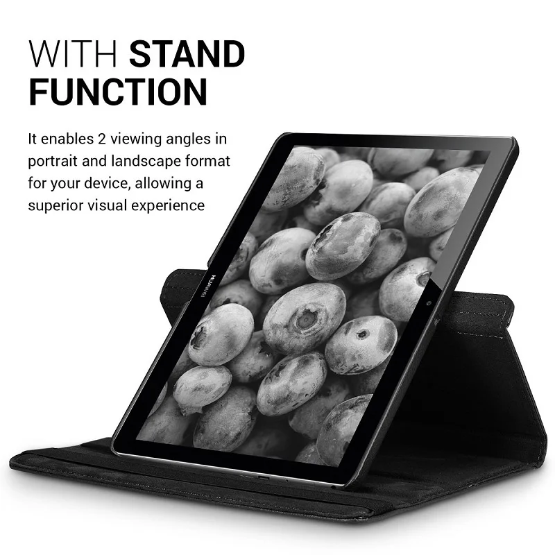 Вращающийся на 360 градусов чехол для Huawei MediaPad T3 10 откидной держатель подставка PU