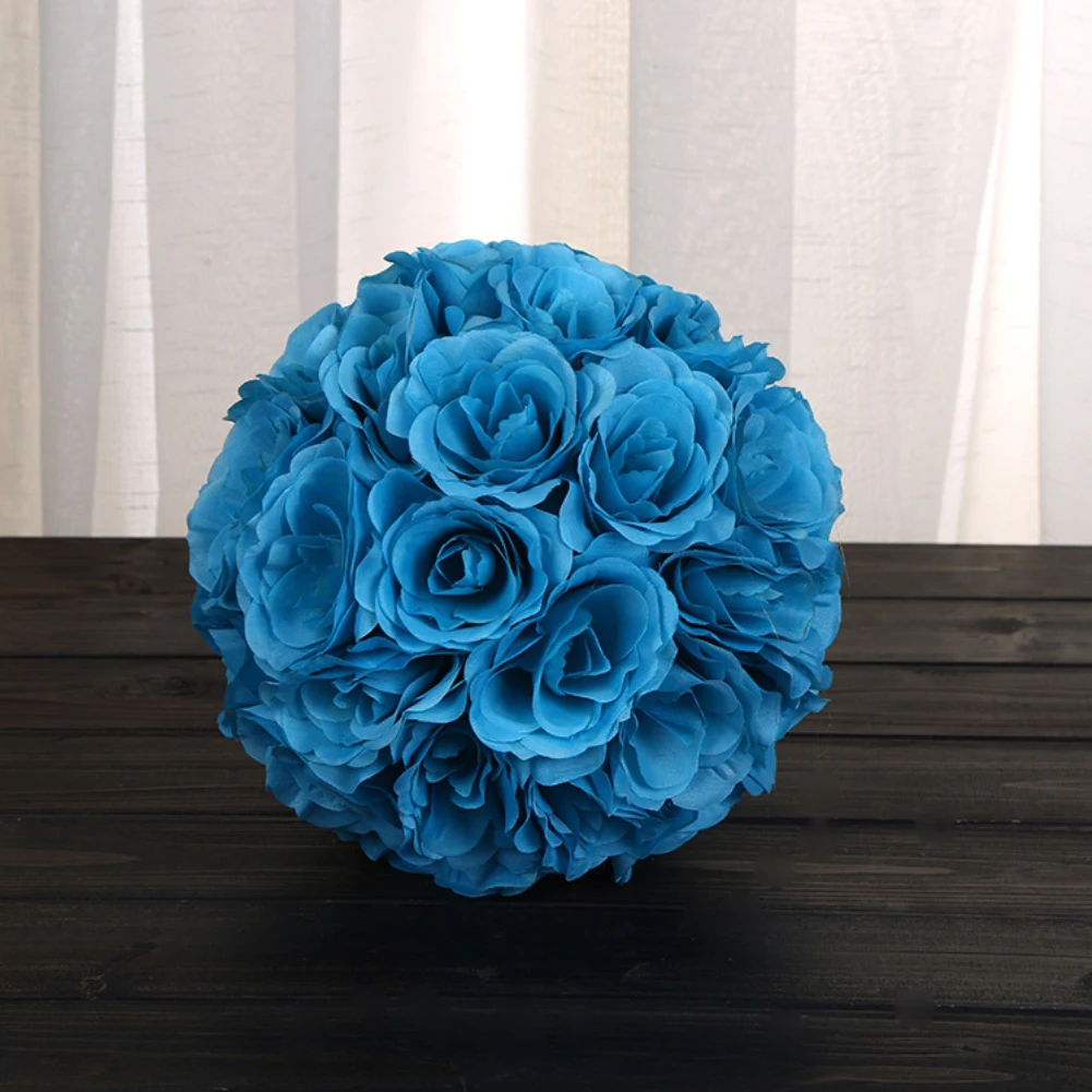 Шелковая Роза украшение для свадьбы целующиеся шары помпоны свадебный