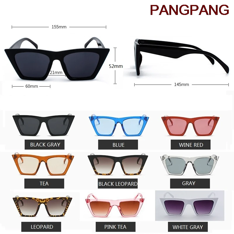 

2021 Retro Cat eye Sunglasses Women Brand Design Vintage Lady Sunglass Black okulary Sun glasses UV400 lunette soleil femme