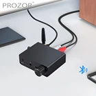 PROZOR 192 кГц аудио конвертер Bluetooth-совместимый цифровой аналоговый RCA 3,5 мм аудио адаптер DAC с усилителем для наушников