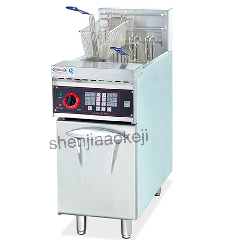 

Commercial French fries fried chicken fryer Stainless Steel DF-26A Electric Fryer with Timer,Western-style Restaurant Equipment