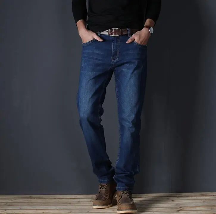

2019 Autumn Thin Top Quality Stretch Jeans For Men Causal Long Pants For Male Free Shipping 2PCS A lot