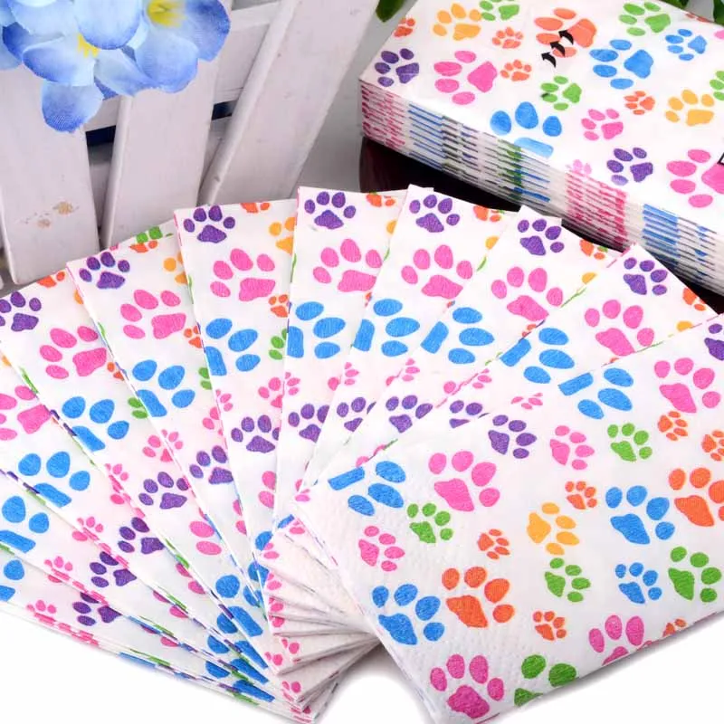 5 пакетов 50 шт. небольшие салфетки с принтом в виде РОЗОВОГО СЕРДЦА|tissue china|supply
