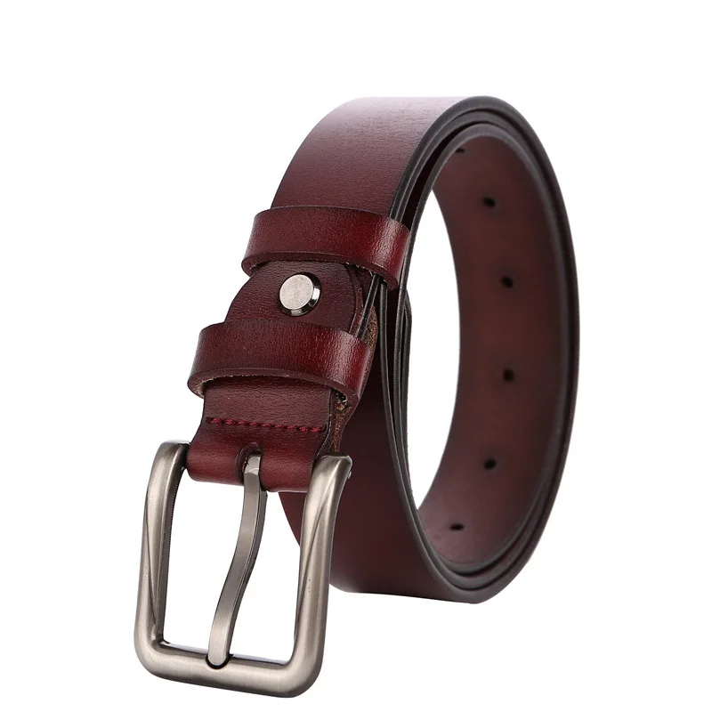 

Ladies Waistband Pin Buckle Cow Skin 100% Genuine Leather Belt Female Belts for Women 2022 Fashion High Quality Cowhide Belt