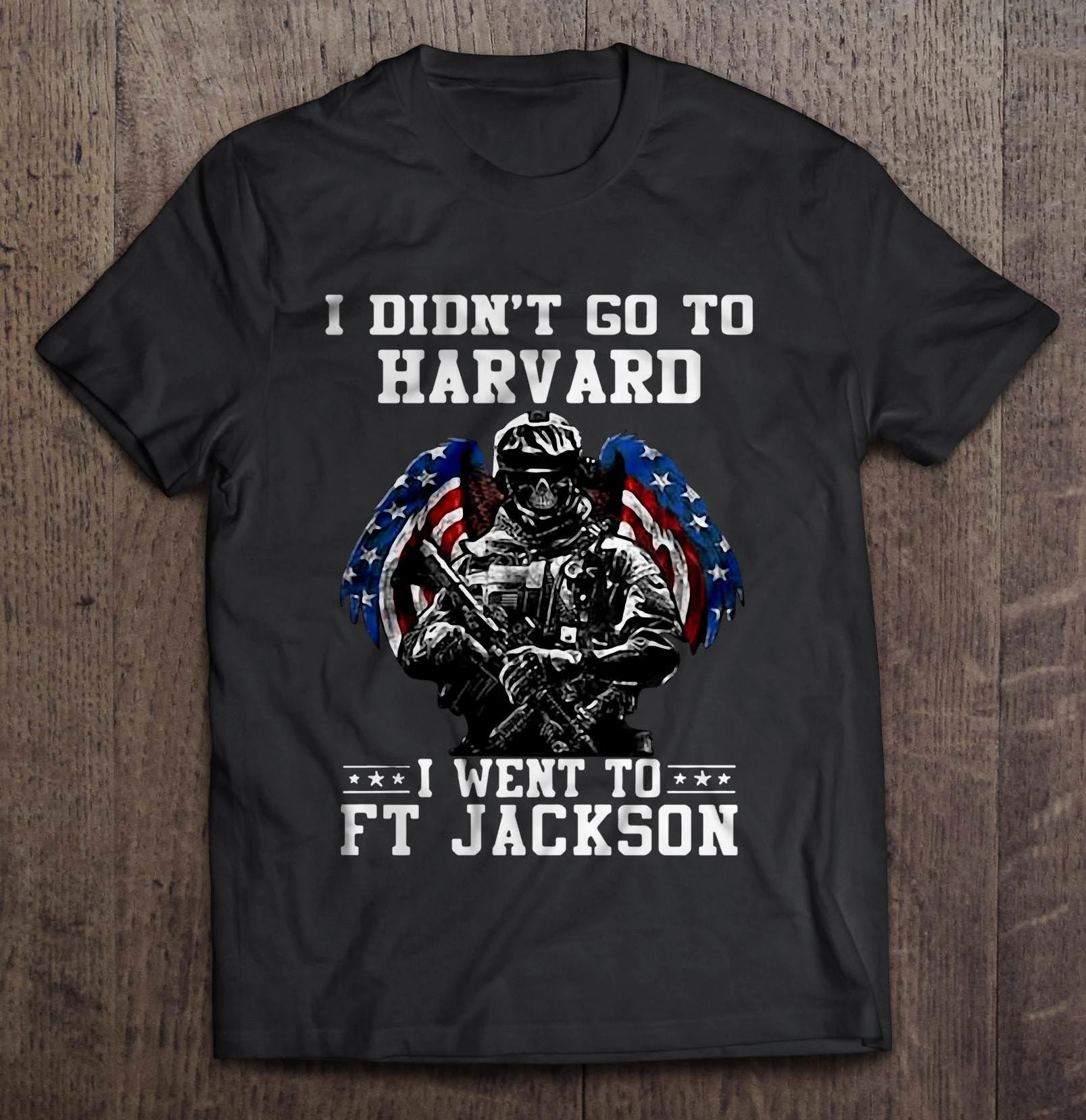 Мужская забавная футболка модная я не поехал в Гарвард пошел Ft Jackson женская |