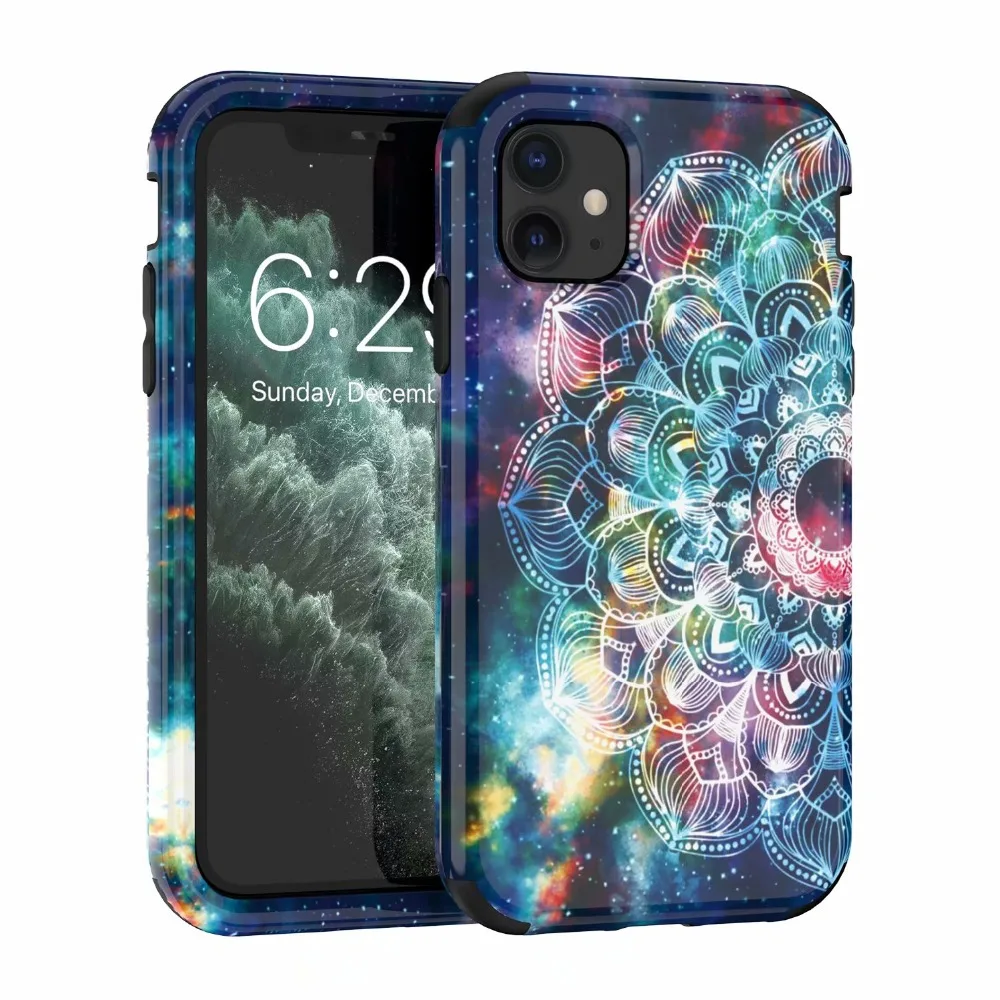 Чехол для телефона с узором для iPhone 11 Pro X Xr Xs Max 8 7 Plus силиконовый чехол жесткий чехол для samsung Galaxy Note 10 10+ 9 8 S10 Plus