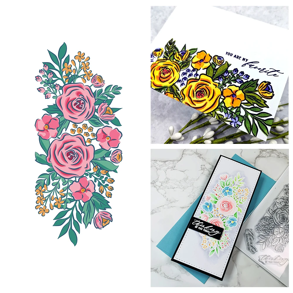 

Flower Metal Cutting Dies And Stamps Stencil Set For Scrapbook Embossing Album Paper Card Decoration Craft Template 2021