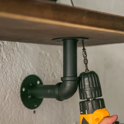 Винтажные деревянные настенные полки античный настенный фон для телевизора