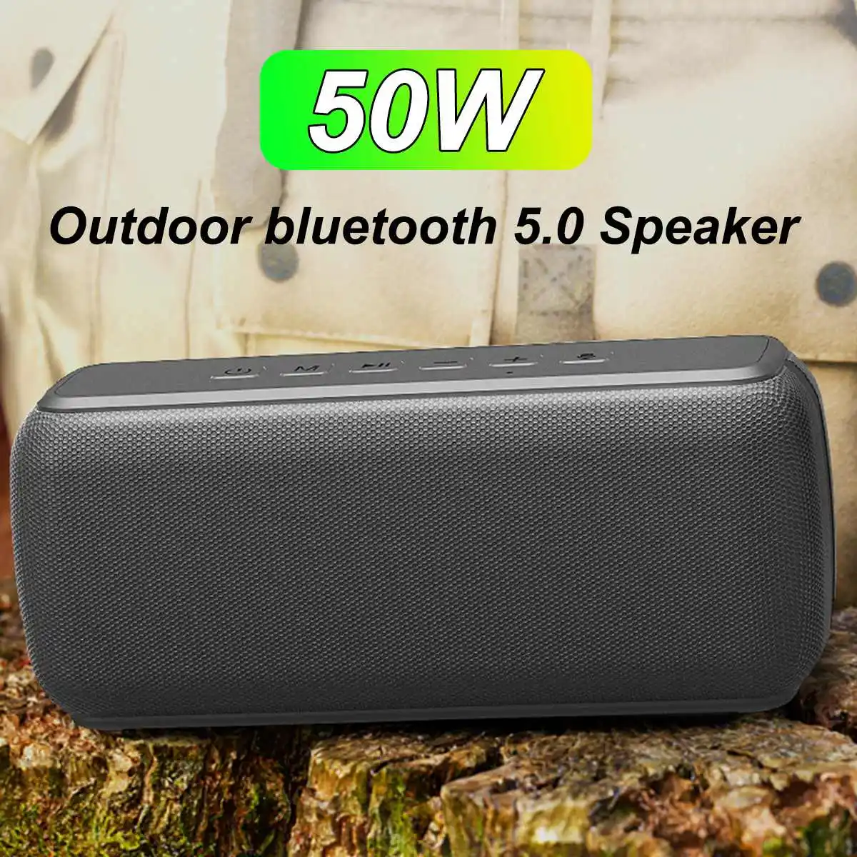 50 Вт bluetooth Колонка звуковая колонка портативная 5 0 TWS дизайн IPX5 Водонепроницаемый