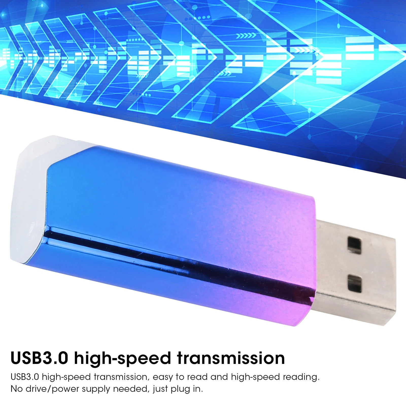

USB3.0 flash drive uilt-in breathing light in the tail High-speed transmission suitable for Windows for Mac for Linux system