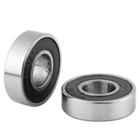 10 pcs durable multi use rubber sealed deep groove 6001 2rs ball bearings for cars ships household appliances etc