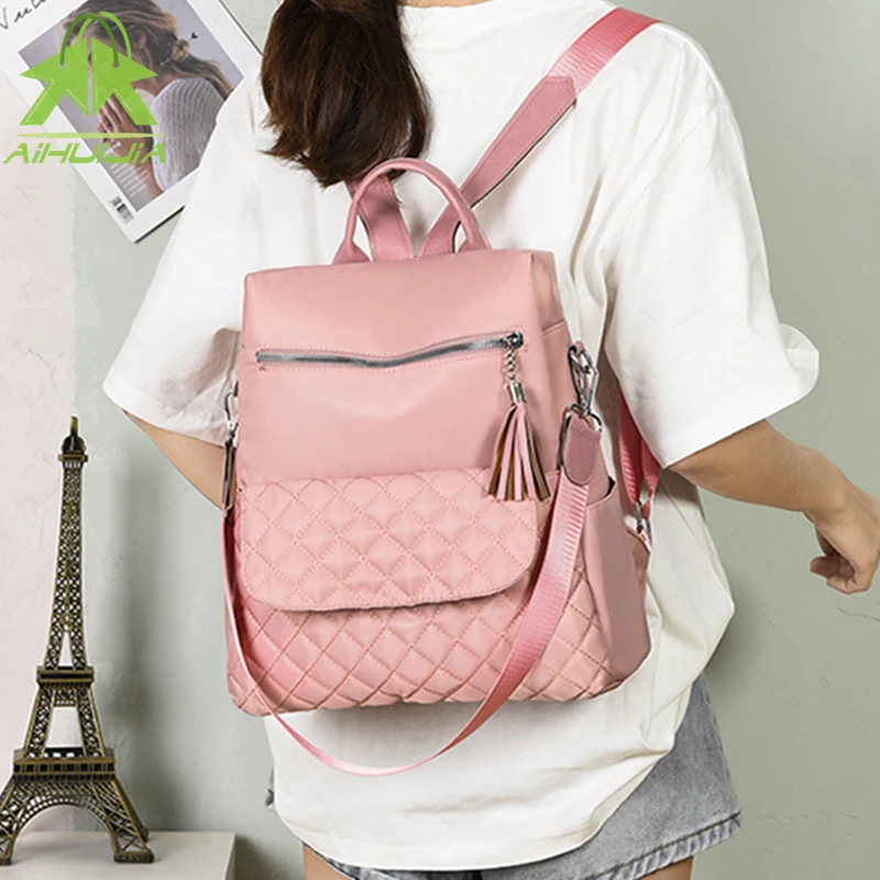 

Fashion Multifunction Backpack Women Shoulder Bags Waterproof Anti-theft Large Capacity Ladies Backpacks Casual Travel Packsack