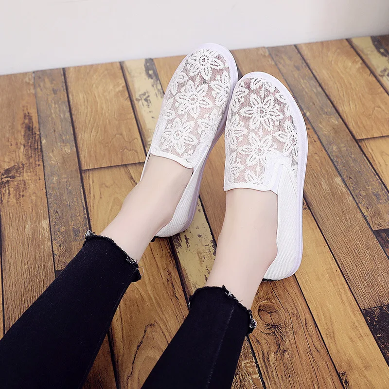 

Женские сетчатые туфли, дышащие туфли на толстой подошве, повседневные универсальные туфли на плоской подошве, Новинка лета 2021