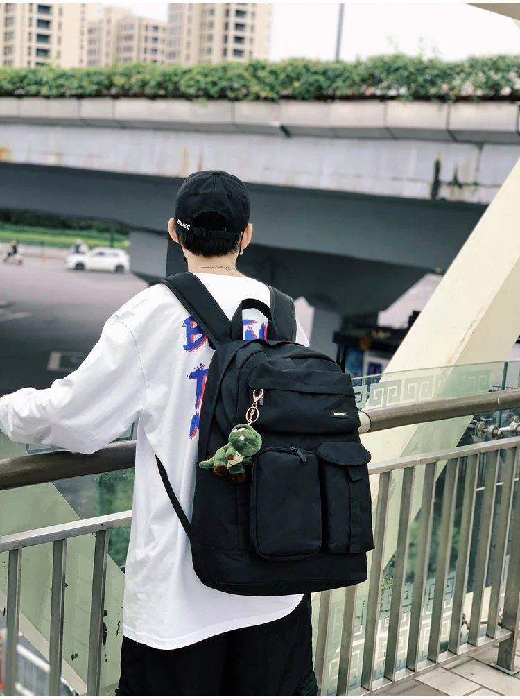 

PB4169 2021 men's Simple casual fashion trend large capacity casual backpack Travel large capacity backpack