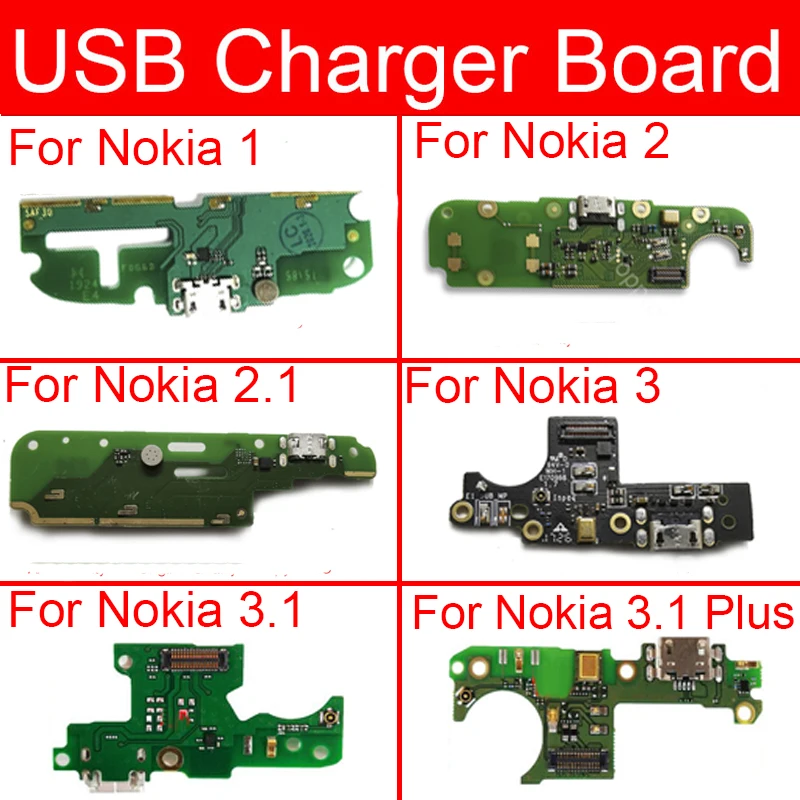 Док станция с USB разъемом для зарядного устройства Nokia 1 2 3 Plus гибкий кабель