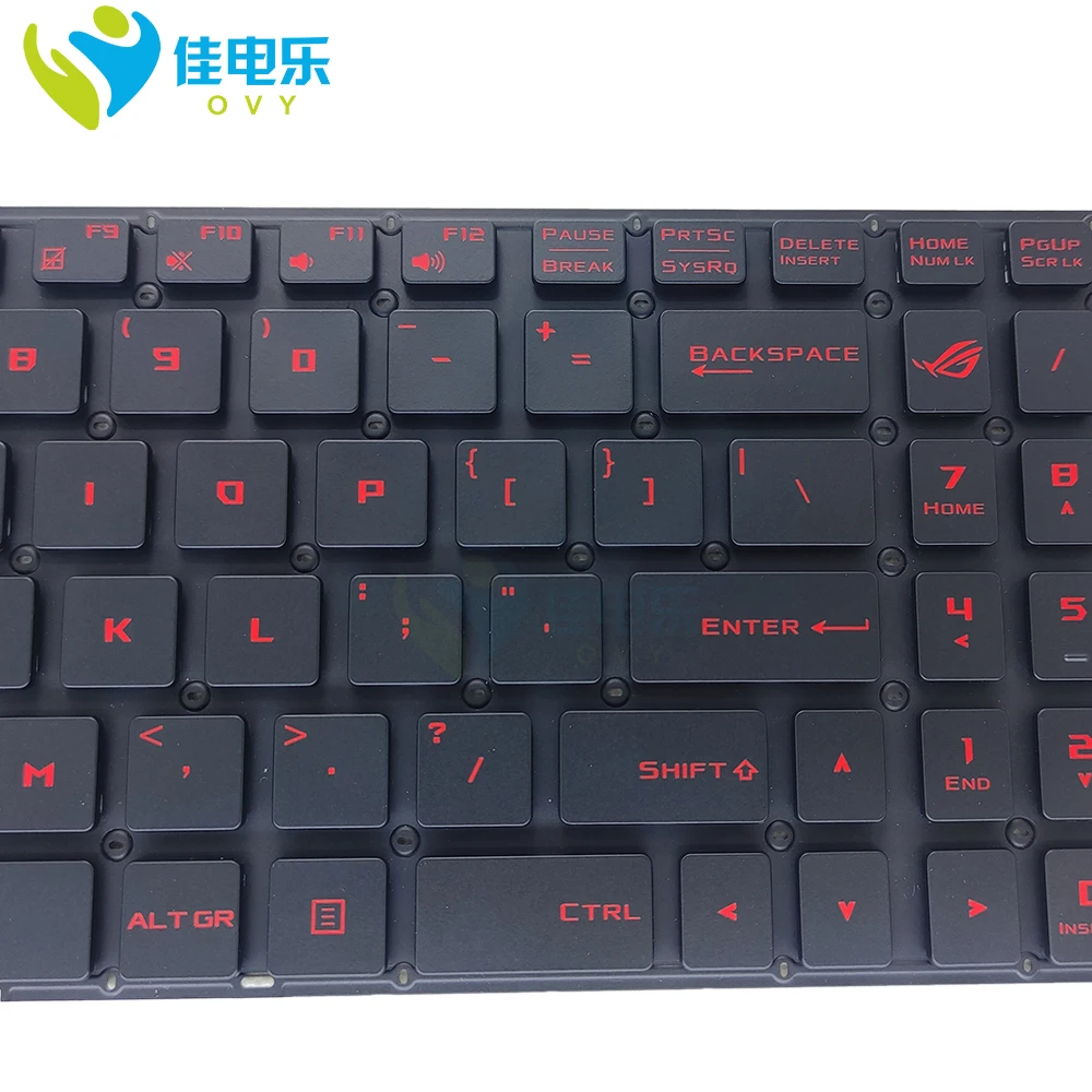 Клавиатура с американской подсветкой для Asus ROG Strix GL702 VT GL702VM GL702VS GL502 VM GL502VS