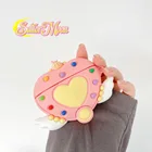 Чехол для наушников Apple Airpods Pro 1 2, милая мультяшная розовая волшебная палочка с объемным рисунком, чехол для беспроводной Bluetooth-гарнитуры, силиконовый чехол для наушников