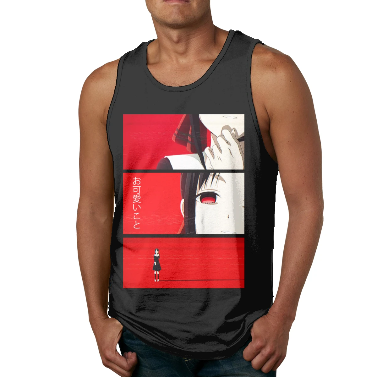 

Great CottonKaguya Okawaii Koto Anime Kaguya-sama Love Is War Sleeveless Tank Top Vintage Crewneck Sleeveless Vest