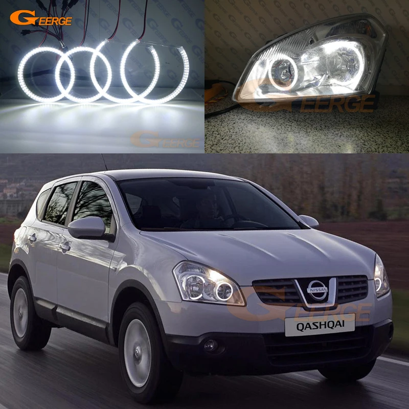 Для Nissan Qashqai J10 2007 2008 2009 2010 предлицевая сторона ультра яркий SMD СВЕТОДИОДНЫЙ