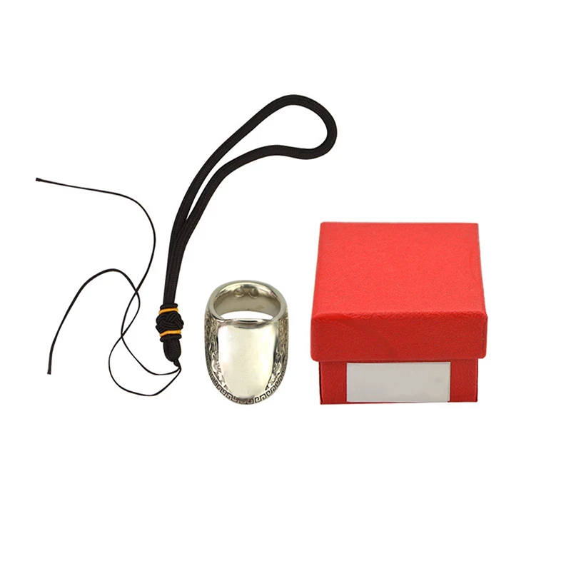 1 шт. защита для стрельбы из лука взрослых тибетское серебряное кольцо большого