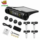 Система сигнализации, TPMS система контроля давления в шинах, на солнечных батареях, с цифровым ЖК-дисплеем