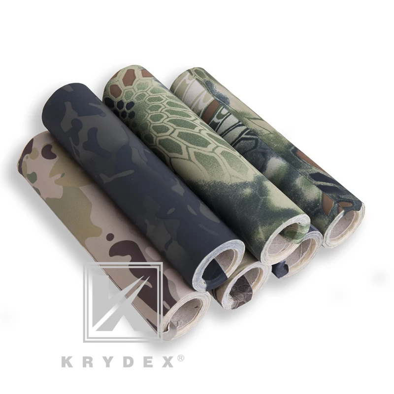 KRYDEX Tactical Elastic Camouflage Stickers Multicam Camo Wrap Adhesive Decal DIY Roll Shooting Hunting Accessories MC |