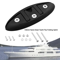 130mm nylon sailboats flip up folding pull up cleat dock deck boat marine kayak hardware line rope mooring cleat accessories