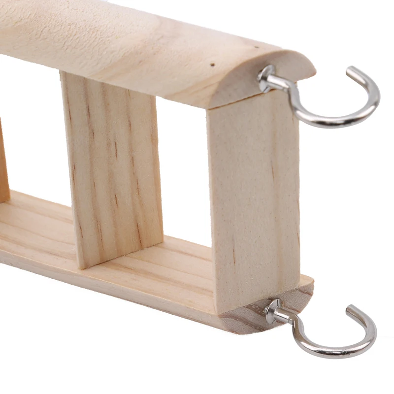 

High Quality Ferrets Toy Small Pet Stair Toy Hamster Guinea Stairs Wood Mouse Hamster Ladder Bamboo Rat Pig Toy