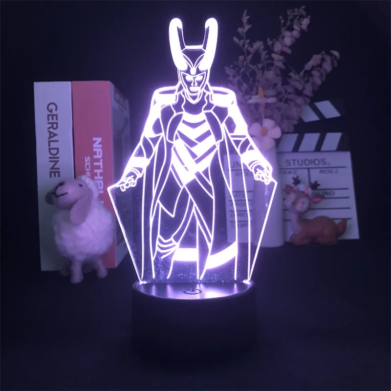 

Скандинавский бог Loki, сенсорный датчик, лидер продаж, 3D ночной Светильник, Bluetooth управление для яркого базового проектора, Прямая поставка, у...