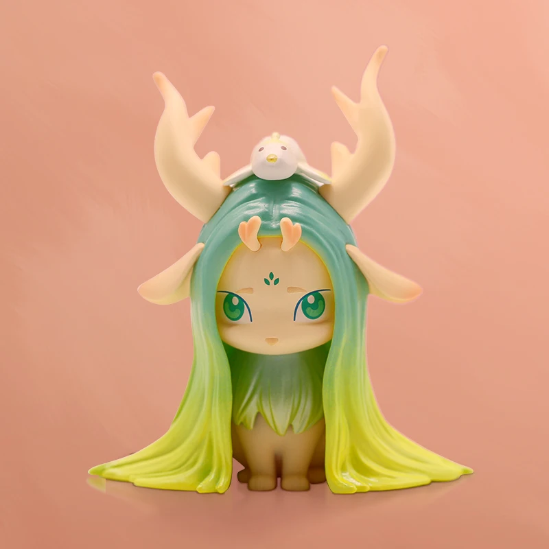 

Blind box toy Fuzhu Moose mist forest fairyland series creative deer doll cute girl heart hand-made ornaments mysterious box
