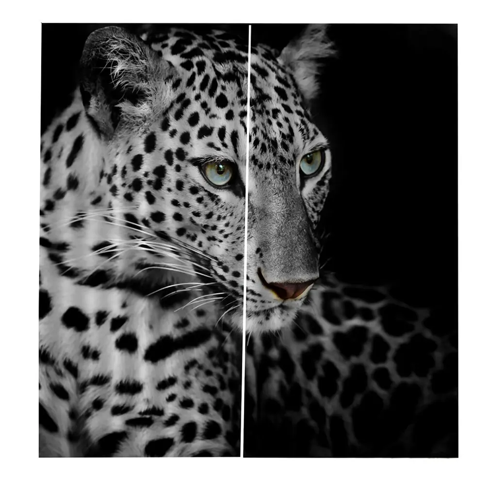 Leopard Prints Curtains Room 3d Curtain Window BJQ-1280(14) 140*100cm Trendy Living Bedroom Blackout | Дом и сад