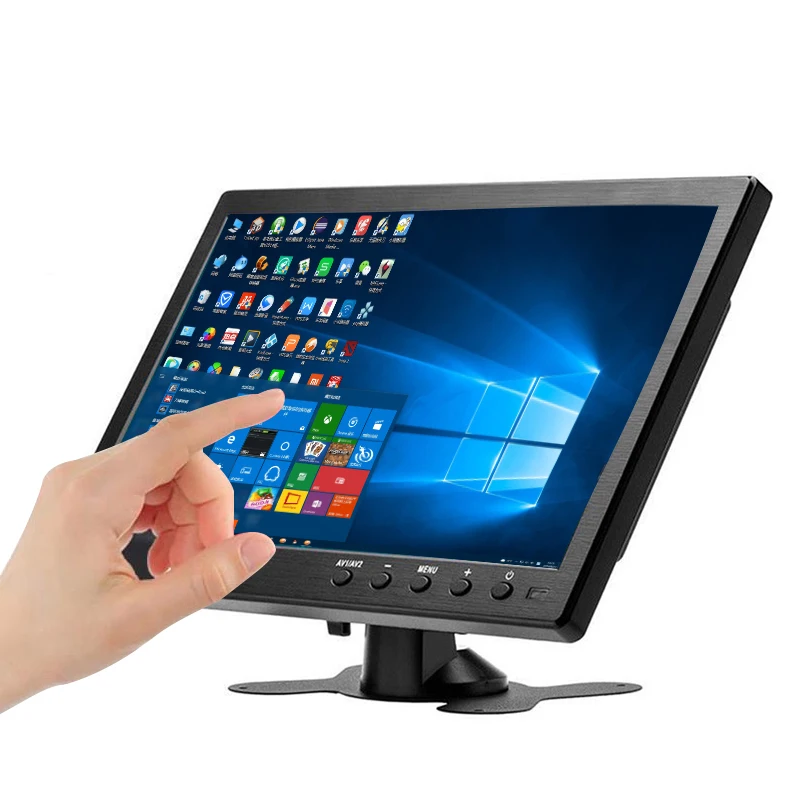 

10,1 "портативный монитор 1920*1200 сенсорный экран для PS3/PS4 XBOX360 Raspberry Pi система видеонаблюдения с VGA HDMI BNC USB ЖК-экран