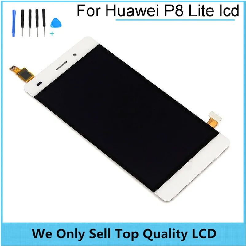 Для Huawei Ascend P8 Lite полный ЖК-дисплей сенсорная панель экран дигитайзер стекло в